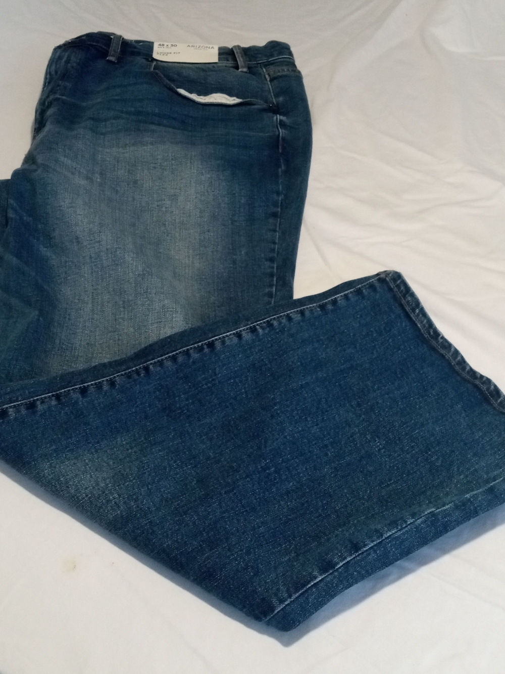 Arizona Jean Company Blue Loose Fit Flex Jeans 48x30